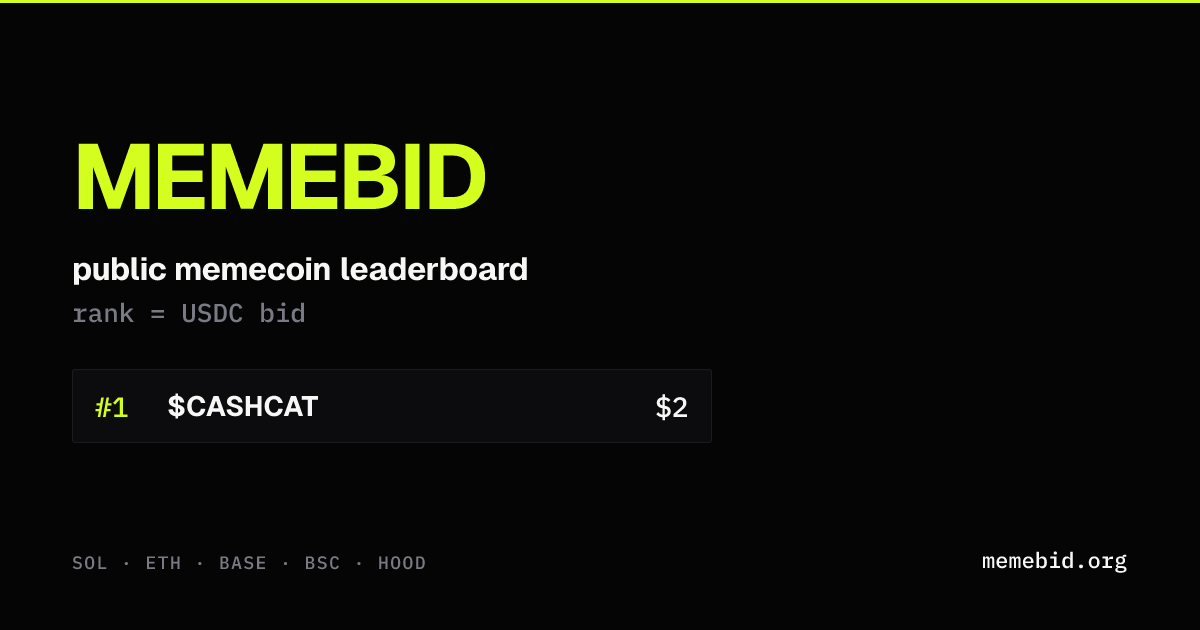 memebid Open Graph preview
